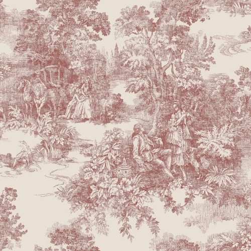 Tapeta dekoracyjna Borastapeter Adorn Toile de Jouy 7768