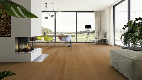 Podłoga drewniana ter Hürne Classic Collection Dąb Val Cama Deska wizualizacja