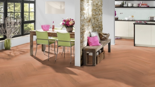 Podłoga drewniana ter Hürne Herringbone Collection Dąb Tayrona Jodła wizualizacja