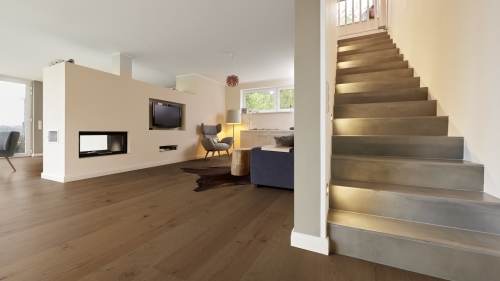 Podłoga drewniana ter Hürne Noblesse Collection Dąb Riding Mountain Deska pałacowa Olio wizualizacja