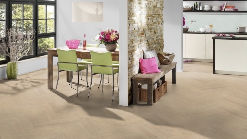 Podłoga drewniana ter Hürne Herringbone Collection Dąb Morvan Jodła wizualizacja