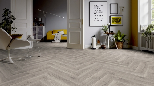 Panele laminowane ter Hurne  Herringbone Edition Dąb Atelier Jodła wizualizacja
