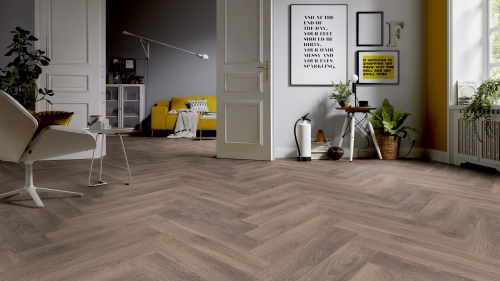 Panele laminowane ter Hurne  Herringbone Edition Dąb Suite Jodła wizualizacja