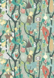 Tapeta dekoracyjna Borastapeter Scandinavian Designers Stig Lindberg Melodi 1376