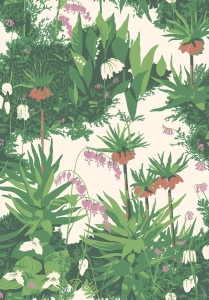 Tapeta dekoracyjna Borastapeter Scandinavian Designers Arne Jacobsen Kejsarkrona 1386