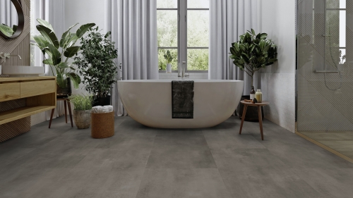 Podłoga drewniana ter Hürne Avatara Design Floor - Pro Kamień Alasco Kamień wizualizacja łazienka