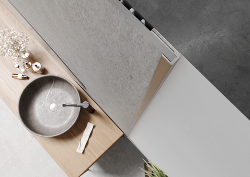 Profil ścienny zakończeniowy MODEE Wall End A3 tytan aluminium 280 cm