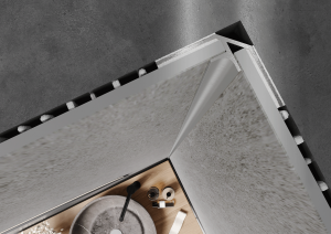 Profil ścienny łączący MODEE Wall In A1 srebrny aluminium 280 cm