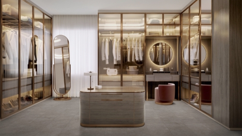 Podłoga winylowa  ter Hürne Avatara Design Floor - Perform Kamień Hamal Kamień wizualizacja