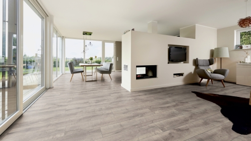 Panele laminowane ter Hurne  Dureco Floor  Silent Dąb Curacao Deska wizualizacja