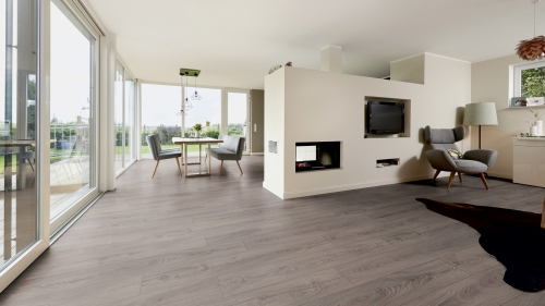 Panele laminowane ter Hurne  Dureco Floor  Silent Dąb Negros Deska wizualizacja