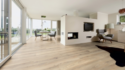 Panele laminowane ter Hurne  Dureco Floor  Silent Dąb Hawaii Długa deska wizualizacja