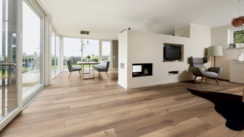 Panele laminowane ter Hurne  Dureco Floor  Silent Dąb Mykonos Długa deska wizualizacja