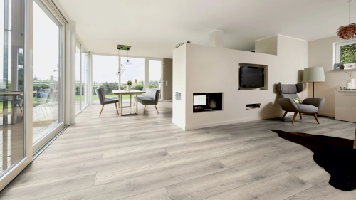 Panele laminowane ter Hurne  Dureco Floor  Silent Dąb Vanuatu Długa deska wizualizacja