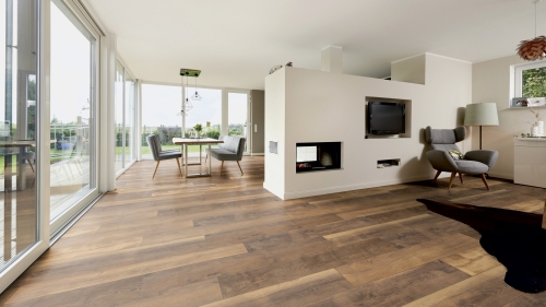 Panele laminowane ter Hurne  Dureco Floor  Strong Dąb Malibu Deska wizualizacja
