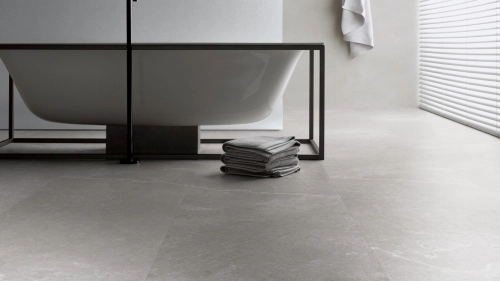 Podłoga winylowa  ter Hürne Stone Edition Pro Kamień Cartagena Kamień naturalny wizualizacja łazienki