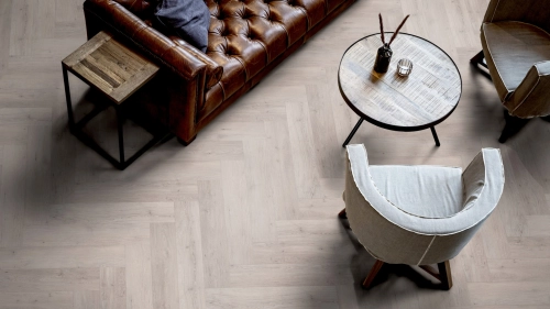 Podłoga winylowa  ter Hürne Herringbone Edition Dąb Helsinki Jodła wizualizacja