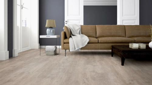 Podłoga winylowa  ter Hürne  Wood Edition Dąb Oslo Deska wizualizacja sypialni