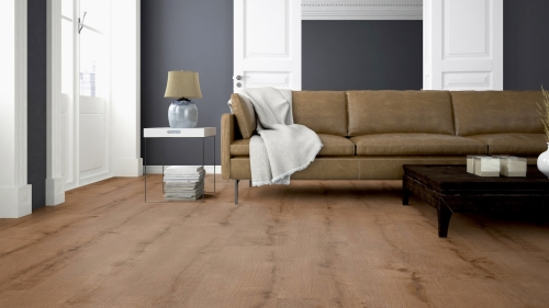Podłoga winylowa  ter Hürne  Wood Edition Dąb Washington Długa deska wizualizacja salonu