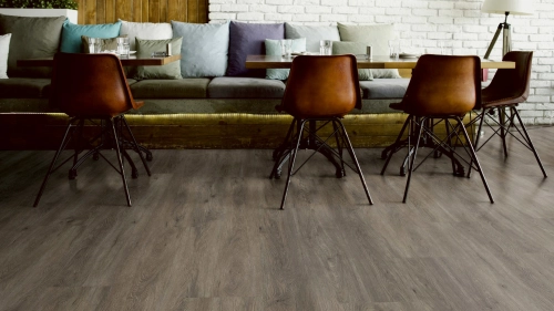 Podłoga winylowa  ter Hürne  Perform  Wood Edition Dąb Canberra Deska wizualizacja salonu