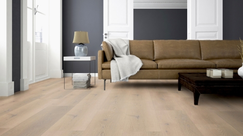 Podłoga winylowa  ter Hürne  Perform  Wood Edition Dąb Antwerpen Długa deska wizualizacja salonu