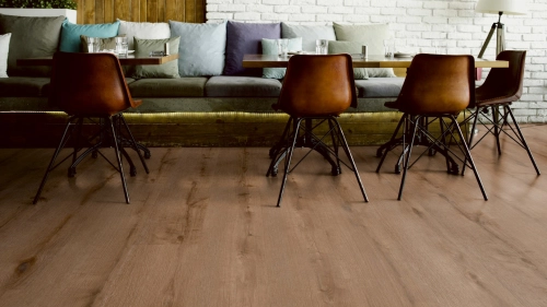 Podłoga winylowa  ter Hürne  Perform  Wood Edition Dąb Washington Długa deska wizualizacja salonu