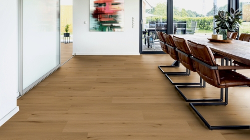 Podłoga winylowa  ter Hürne  Pro Wood Edition Dąb Lyon Długa deska wizualizacja jadalnia