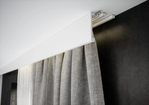 Listwa karniszowa Creativa LIGHTBLOCKER – osłona karnisza z kanałem LED LK-02 200 cm