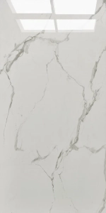 Płyta mineralna MODEE Stone Essence Pietra Santa White HIGH Gloss WMS 538G 280x117,5 – slab mineralny biały kamień