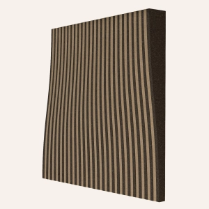 Panel akustyczny Woodbang Parametric Series Density 3D panel ścienny PET modułowy 58,8x58,8 cm