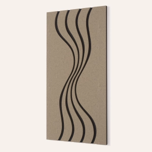 Panel akustyczny Woodbang Pattern Series Wave L 3D panel ścienny PET modułowy 117,6x58,8 cm