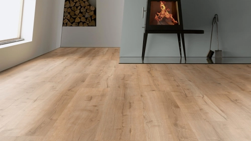 Podłoga winylowa  ter Hürne  Comfort Solid Wood Edition Dąb Bristol Długa deska wizualizacja