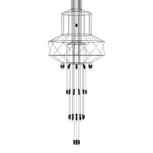MOOSEE lampa wisząca FLUSSO 43 czarna