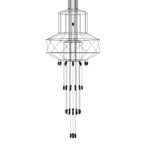 MOOSEE lampa wisząca FLUSSO 43 czarna