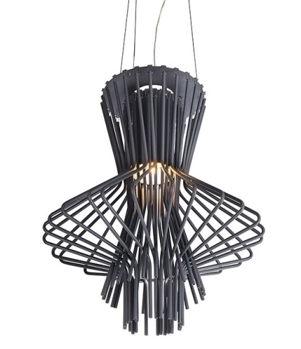 MOOSEE lampa wisząca STRAW szara