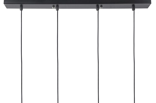 MOOSEE lampa wisząca FLUSSO LINE 4 czarna