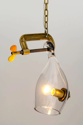 MOOSEE lampa wisząca VICE mosiądz