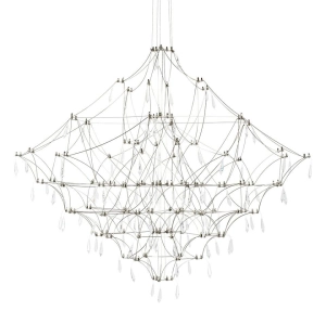 MOOSEE lampa wisząca CONSTELATION 200 - LED, stal szczotkowana