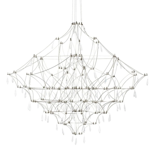 MOOSEE lampa wisząca CONSTELATION 200 - LED, stal szczotkowana