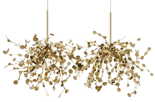 MOOSEE Lampa wisząca MONETE złota