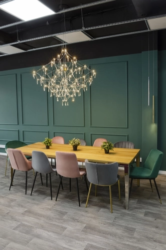 MOOSEE lampa wisząca CONSTELATION 77 GOLD - LED, stal szczotkowana