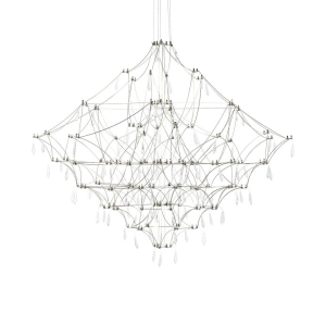 MOOSEE lampa wisząca CONSTELATION 100 - LED, stal szczotkowana