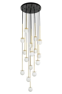 MOOSEE lampa wisząca CANNON DISC 16 złota