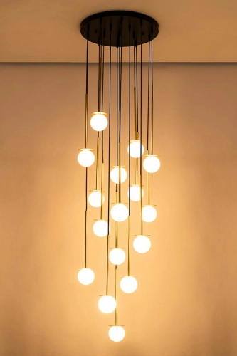 MOOSEE lampa wisząca CANNON DISC 16 złota