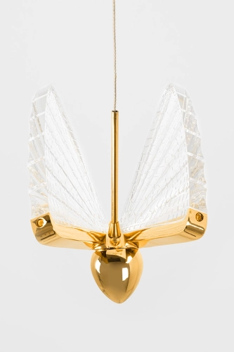 MOOSEE lampa wisząca BUTTERFLY DISC 5 złota