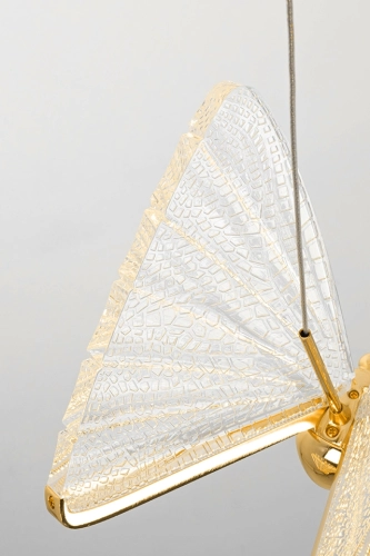 MOOSEE lampa wisząca BUTTERFLY DISC 5 złota