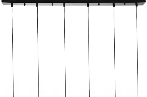MOOSEE lampa wisząca FLUSSO LINE 6 czarna
