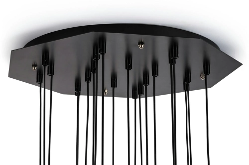 MOOSEE lampa wisząca FLUSSO 20 czarna
