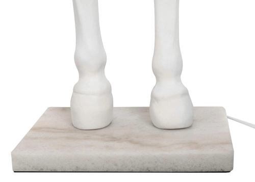 MOOSEE lampa podłogowa KOŃ HORSE STAND M biała - włókno szklane