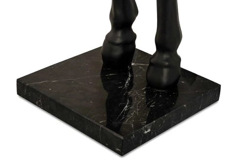 MOOSEE lampa podłogowa KOŃ HORSE STAND S czarna - włókno szklane